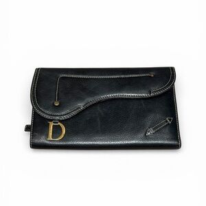 Christian Dior Vintage Saddle Long wallet